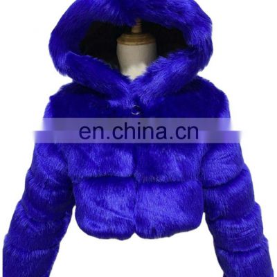 2020 customized Women Winter Genuine Real Fox Fur Coat Five Rows Warm Outwear with Collar Clothing Casual OEM Shell