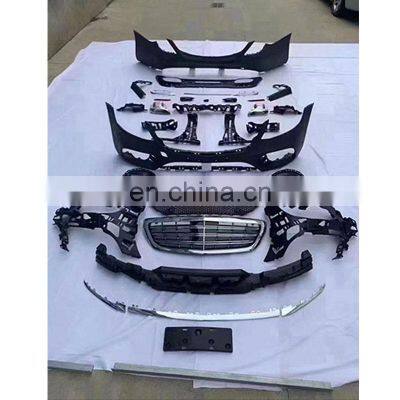 Refit S450 car Front Bumper for Mercedes Benz S-class W222 modified S450 bodykit 2014-2017 2018-2020