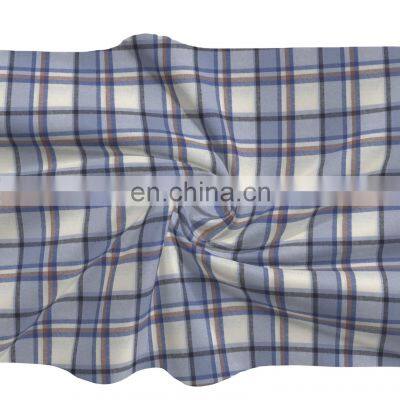 Hot Selling Design 100% Cotton High Quality Yarn Dyed Flannel Check Fabric