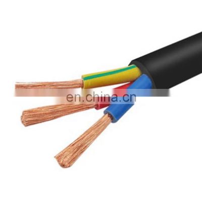 PVC insulated flexible wire f rvv electric cable electrical wire 3x 1.5 flexible