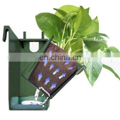 Gamla Pot Flower Plastic Planter Insert Hanging Pots Water Level Unique Outdoor Garden Balcony Wall Planters For Indoor Plants