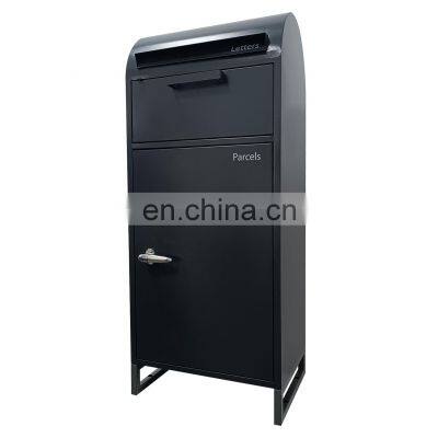 Customized Metal Outdoor Indoor Large Parcel Drop Box For Package Mail Box