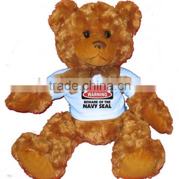 teddy bear logo print