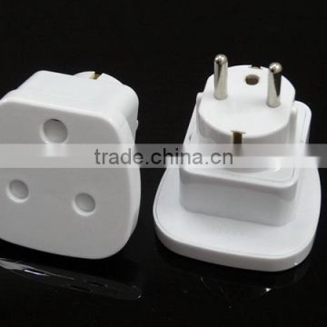 More Portable PC Making Germany Schuko France EU Type F to South Africa Type M Plug Travel Adapter Converter