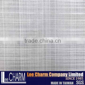 Grid Design Polyester White Organza Fabric