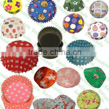 colorful paper greaseproof muffin cake cases
