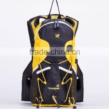 Durable 1680D yellow hiking backpack,camping backpack