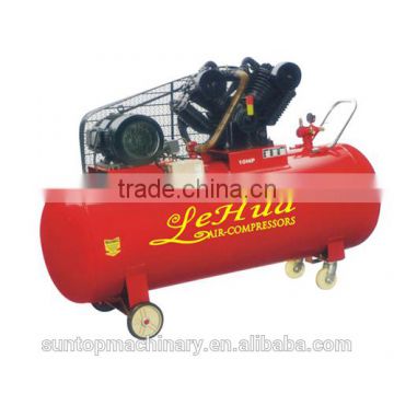 500L 10hp red portable two cylinder price of air compressor
