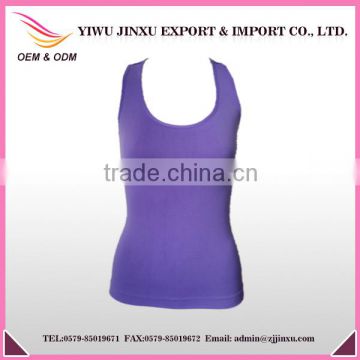 Hot Selling New Design Breathable Mesh Sexy Backless Stringer Gym Vest Women Tank Tops