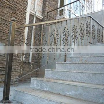 Top-selling hand forged exterior stair handrail