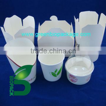 PLA coated disposable food containers wholesale