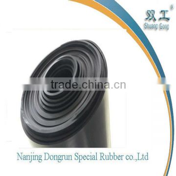 60ShoreA black CR rubber sheet