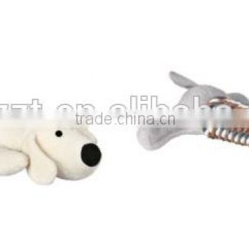 Pet Dog Cat Puppy Kitten Plush Toy for Play with Rope & Sound