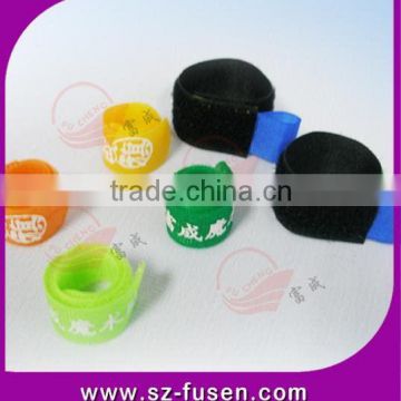 magic tape cable band,printed cable ties,cable strap,cable binder