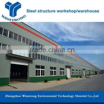 Supply prefabricated steel structure warehouse for logistic storage