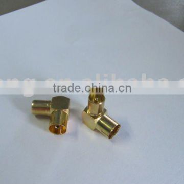 TV MALE TO TV FEMALE RIGHT ANGLE CONNECTOR