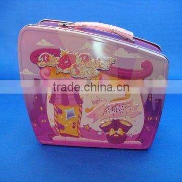 Irregular lovely lunch tin box