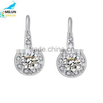 Wholesale AAA high quality zircon jewelry pendant earrings woman