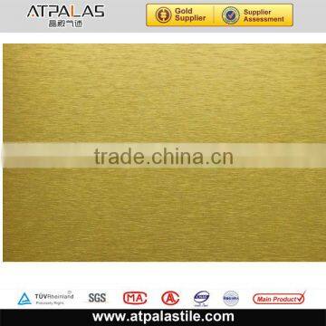 brush panel aluminum golden composite decorative kitchen wall panels