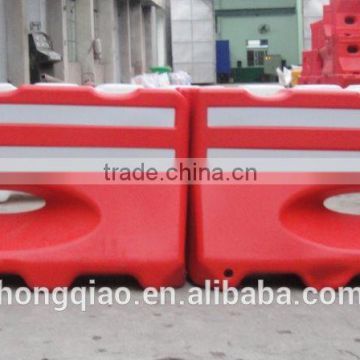 One whole 1300mm Red temporary Traffic Barriers