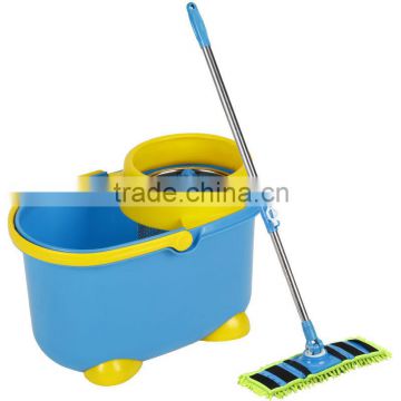 Mult-function 360 spin magic microfiber flat mop with wringer bucket