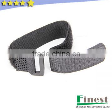 Nylon Material Hook and Loop Cable Ties with Buckle