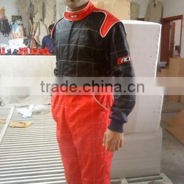 Red And Black Kart Racing Suit