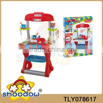 Play At Home electronic pretend bbq table play set for boy with light and music