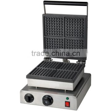 110V 220V four pieces square Commercial belgian waffle maker machine