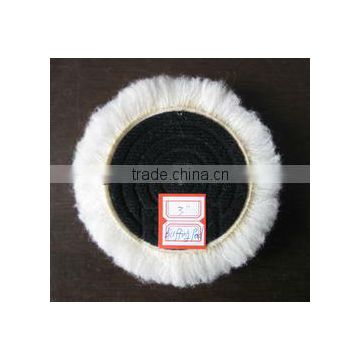 wool compounding Pad/wool polishing bonnet