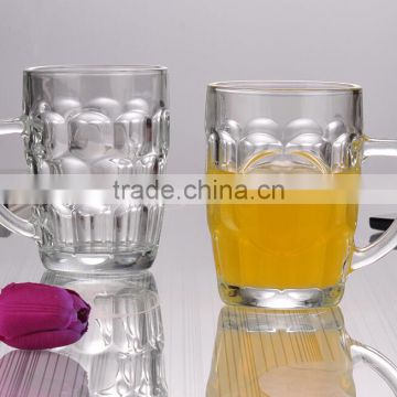 Craft Brews 12-Ounce Clear Lager Stein Mug beer mug dimple dimple beer mug