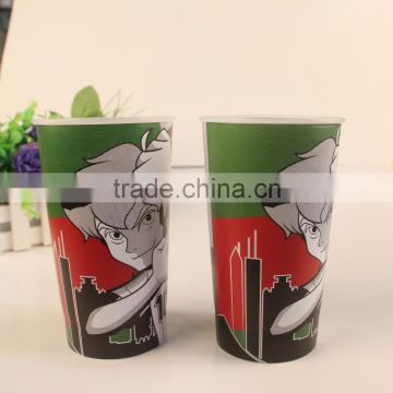 hot sale PP 500ml iml plastic cup with customized logo