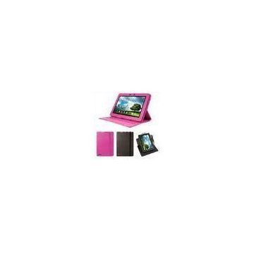 Asus Memo Pad Smart ME301T Asus Tablet Leather Case pink with Swivel Stand