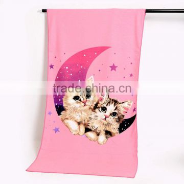 Cheapest customizable polyester beach towel you can import from china