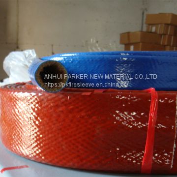 Silicone glass Fiber fire retardant hose protector