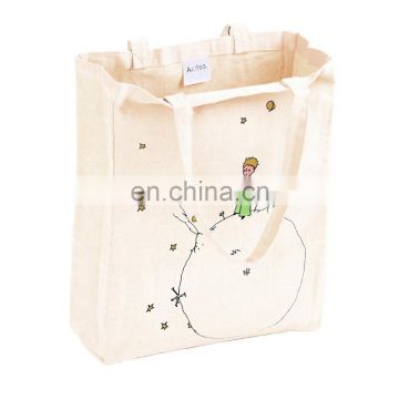 Heavy Duty Canvas Tote Bag Handmade from 12-ounce 100% Natural Cotton Perfect for Shopping Laptop School Books, El Principito