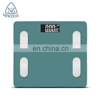 Amazon Hot Selling Bmi Muscle Body Fat Analysis Batteries Blue Tooth Electronic Weighing Scale