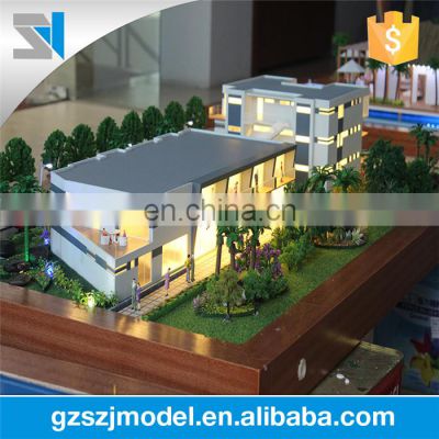 New Design villa house models,3d max miniature architecture villa models