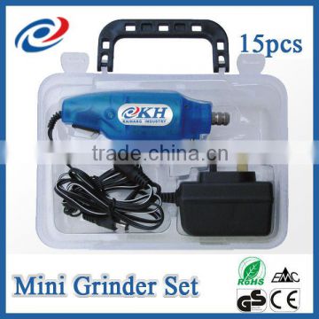 12V 15Pcs Mini Electric Die Grinder