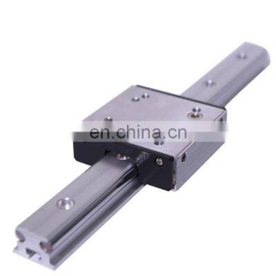 External Aluminum double axis linear guide rail with OSGB15UU square linear carriage