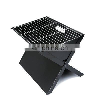 Custom Wholesale Outdoor Easily Assembled Folding Grill Camping Portable Charcoal BBQ Grill Parrillas  Portatil Barbacoa