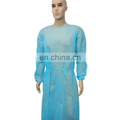 PP nonwoven isolation gown wholesale non woven isolation gown