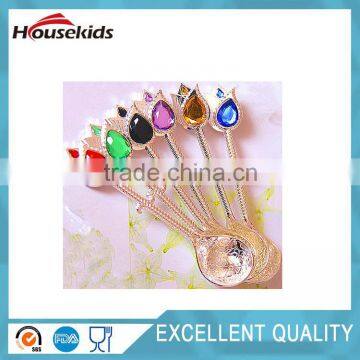 high quality jewel gem kitchen spoon set