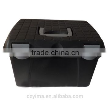 plastic black grooming box/equestrian/tool