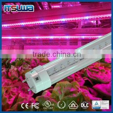 Full Spectrum Fruits and Vegetables Growth Lighting 4ft 1200mm 18w T8 LED Tube Grow Light