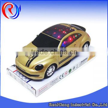 Hot sales plastic friction car with 3 D lights