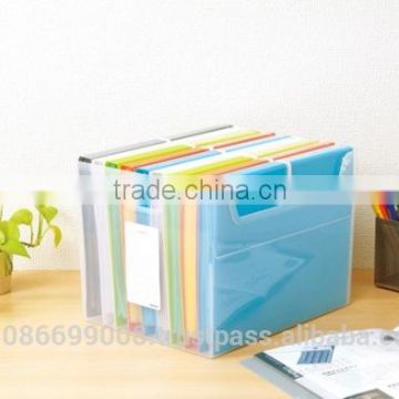 Durable and High quality A4 plastic storage box with multiple functions made in Japan