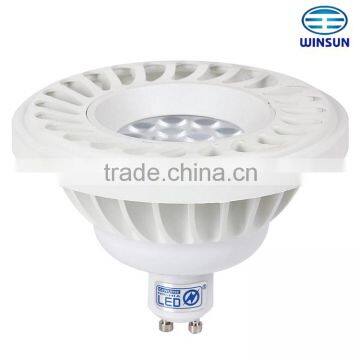 15W 1020lm dimmable qr111 GU10 base smart dimmable CRI95/85 Nichia ar111 lamp