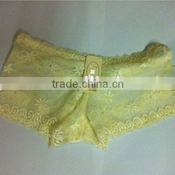 Women hot sales lace panty with various design