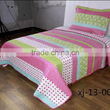 Pujiang cheap fake patchwork baby/girls quilt
